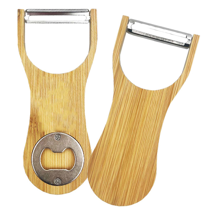 Orisha Bamboo Peeler Bottle Opener - Custom Promotional Product