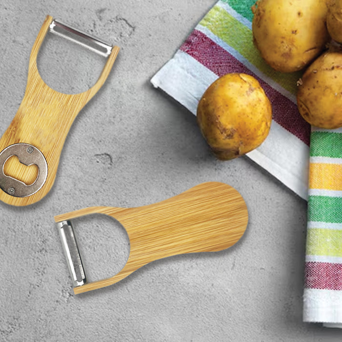 Orisha Bamboo Peeler Bottle Opener - Custom Promotional Product