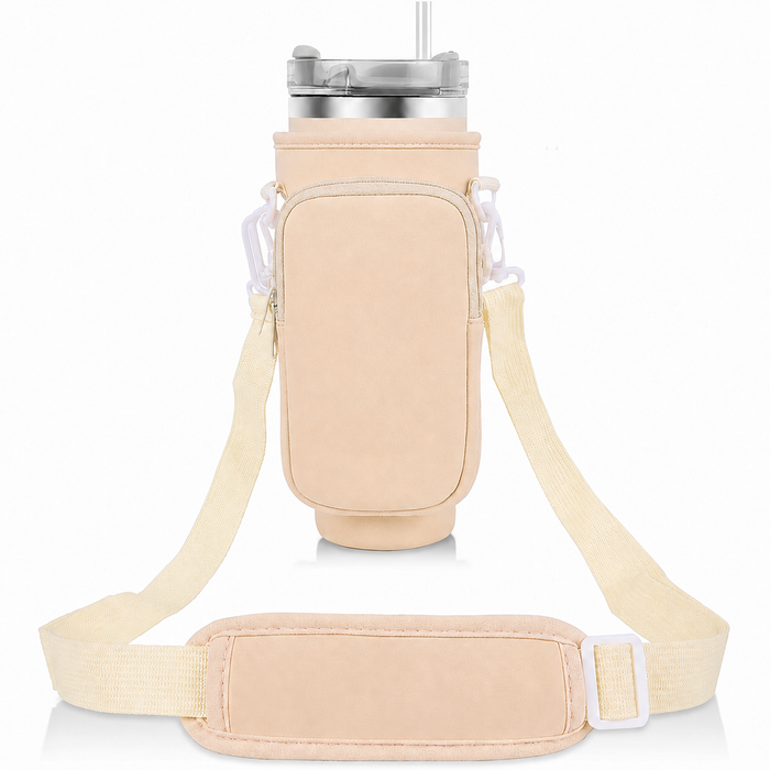 40 oz (1,180 ml) Tumbler Carrier Bag with Detachable Phone Pouch