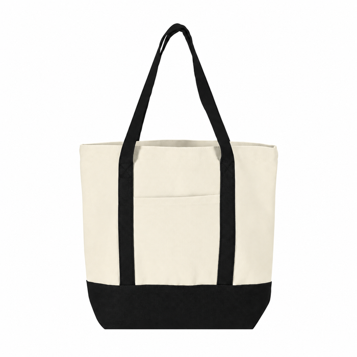 Canvas Tote Bag With Pockets