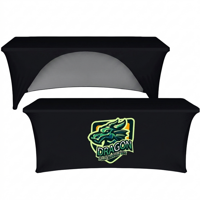6ft (1.8m) Open Back Stretch Table Cover