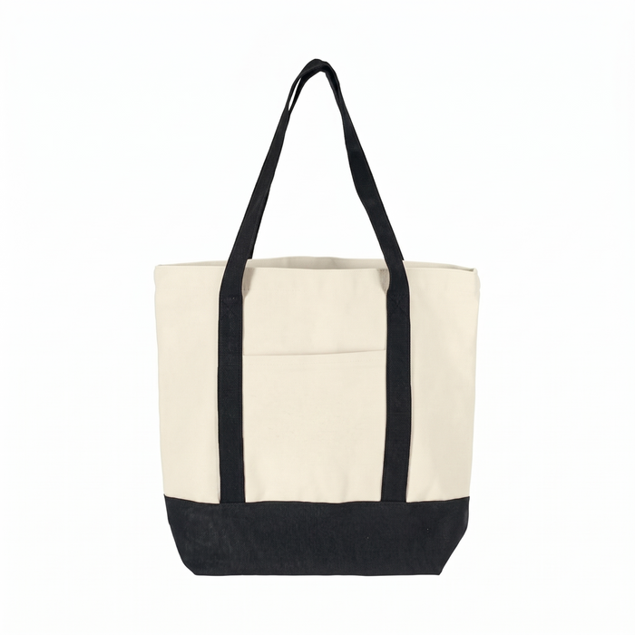 Canvas Tote Bag With Pockets