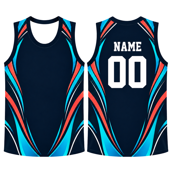 Custom Sports Singlet – Personalised Name & Number