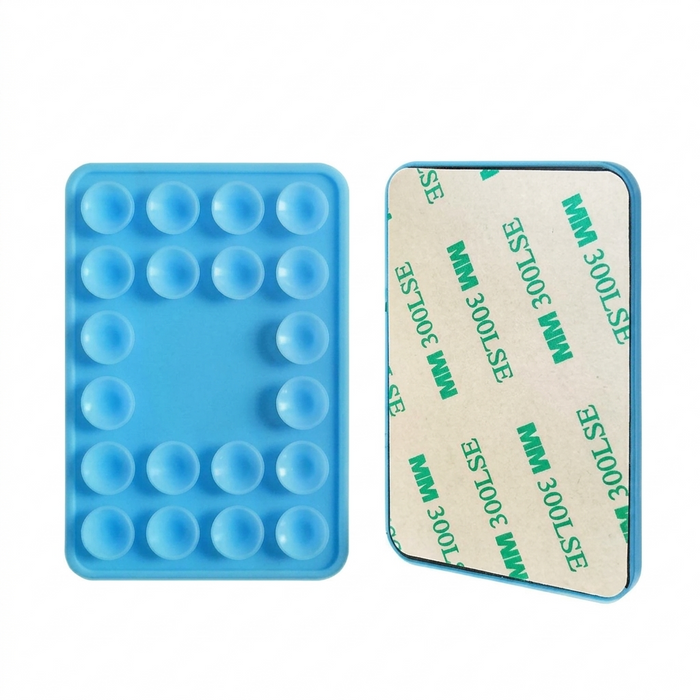Silicone Suction Phone Holder with Adhesive Backing