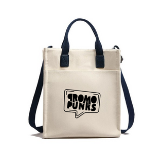 Canvas Crossbody Tote Bag