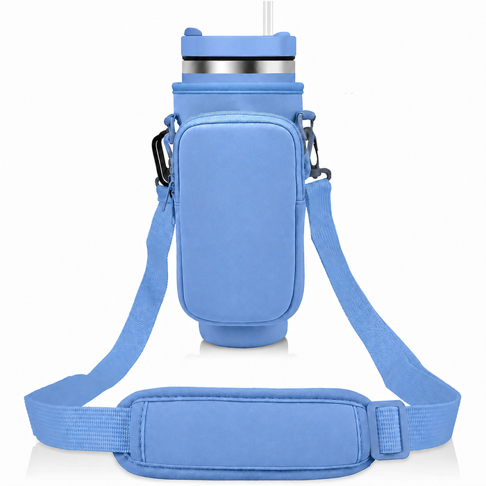 40 oz (1,180 ml) Tumbler Carrier Bag with Detachable Phone Pouch