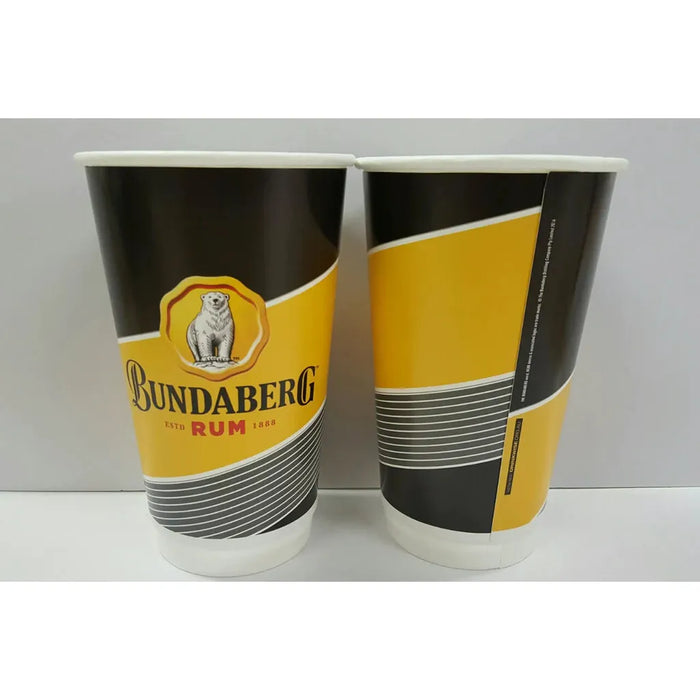 Custom Printed Stadium Festival 16oz (473ml) Double Wall Custom Paper Cups - Custom Promotional Product