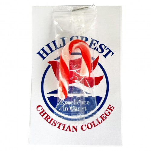 4g Candy Cane with Card - Custom Promotional Product