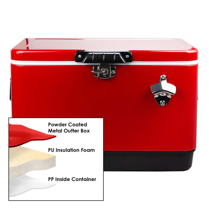 Tuscon Metal Ice Cooler Box 30L - Custom Promotional Product