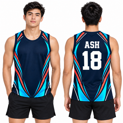 Custom Sports Singlet – Personalised Name & Number