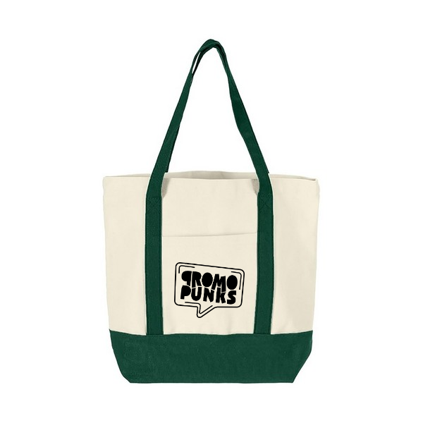 Canvas Tote Bag With Pockets