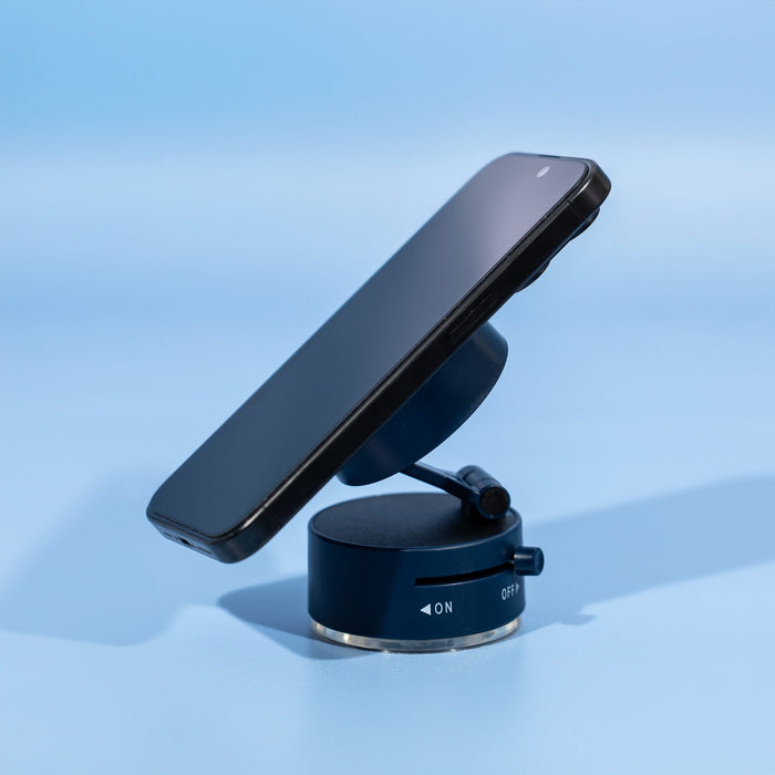 Recycled ABS Vacuum Suction Magnetic Phone Stand - Custom Promotional Product