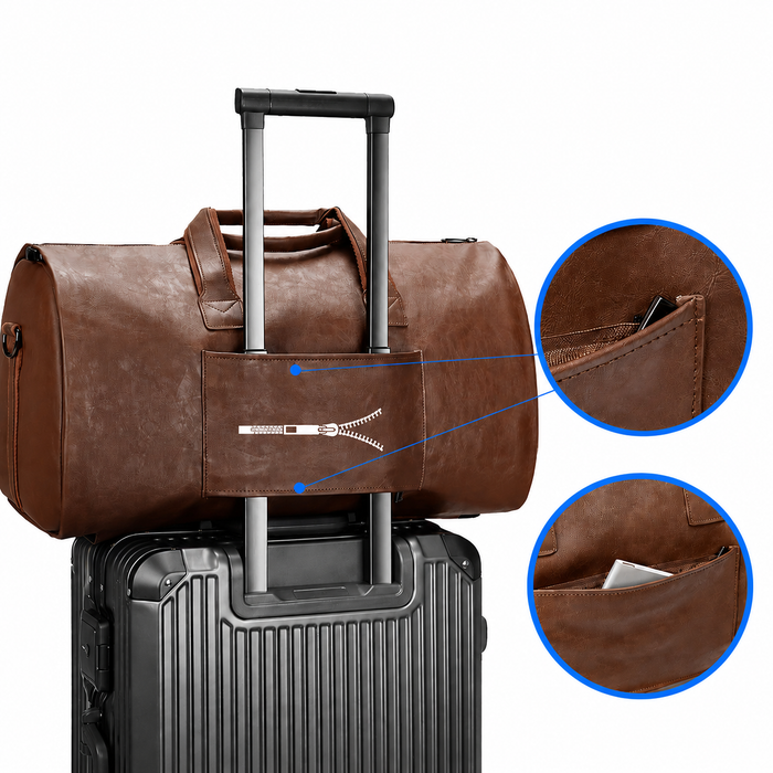 Foldable Duffle Bag with Wheels