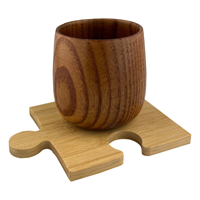Large Wooden Coffee Cup - Custom Promotional Product