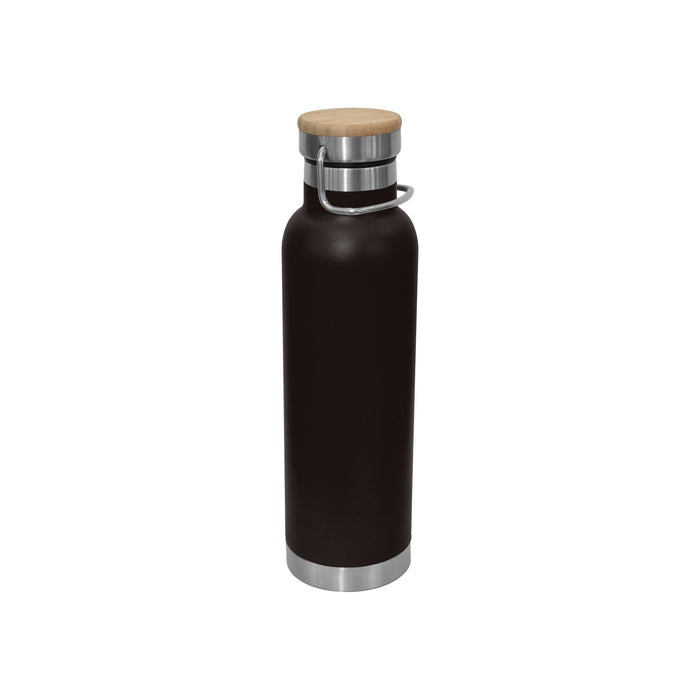 Valley 650ml Vacuum Bamboo Lid Bottle - Custom Promotional Product