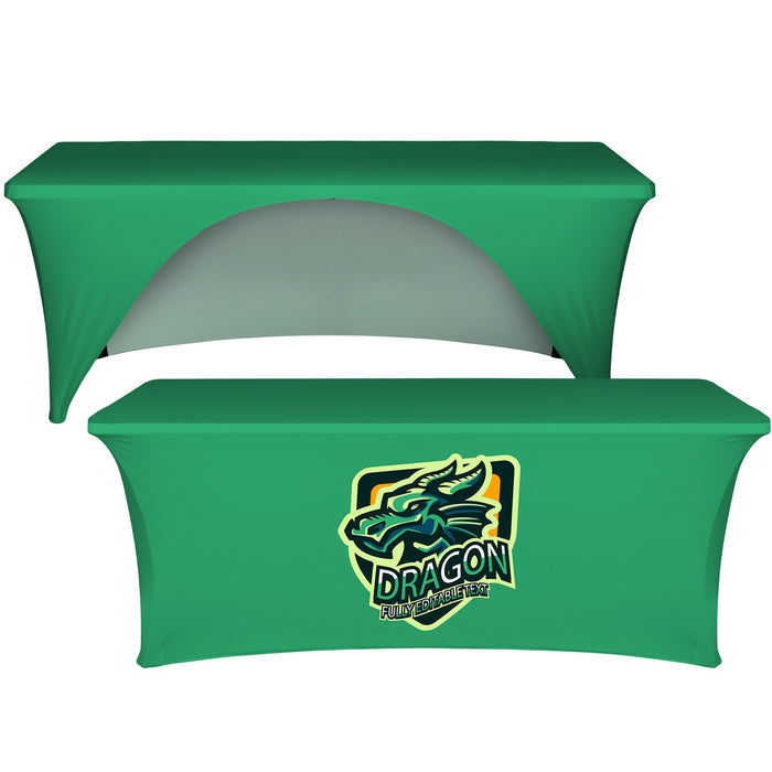 6ft (1.8m) Open Back Stretch Table Cover