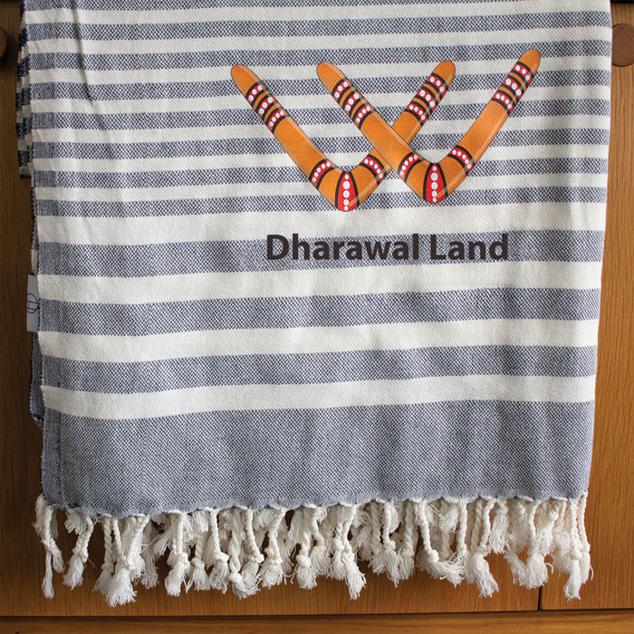 Hilana Upcycled Fethiye Throw Blanket - Custom Promotional Product