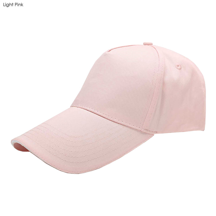 Nevaso 5 Panel Heavy Cotton Sandwich Cap - Custom Promotional Product