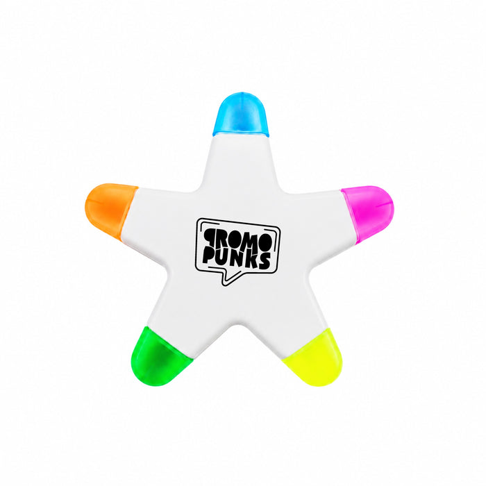 Star-Shaped 5-Colour Highlighter