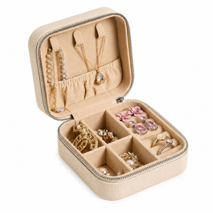Wanderlust Compact Jewellery Organiser Case