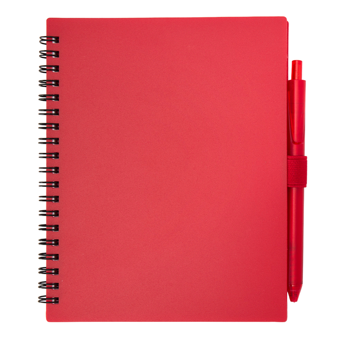 Niove Recycled PP JournalBook & Pen - Custom Promotional Product