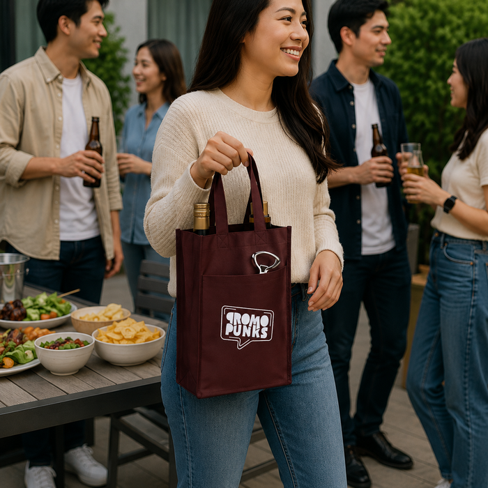 Two Bottle Tote Bag