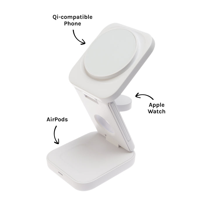 Spartan 3-in-1 Wireless Charger - Charging Features