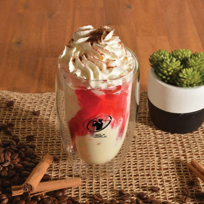 Sierra 450ml Double Wall Glass Cup - Custom Promotional Product