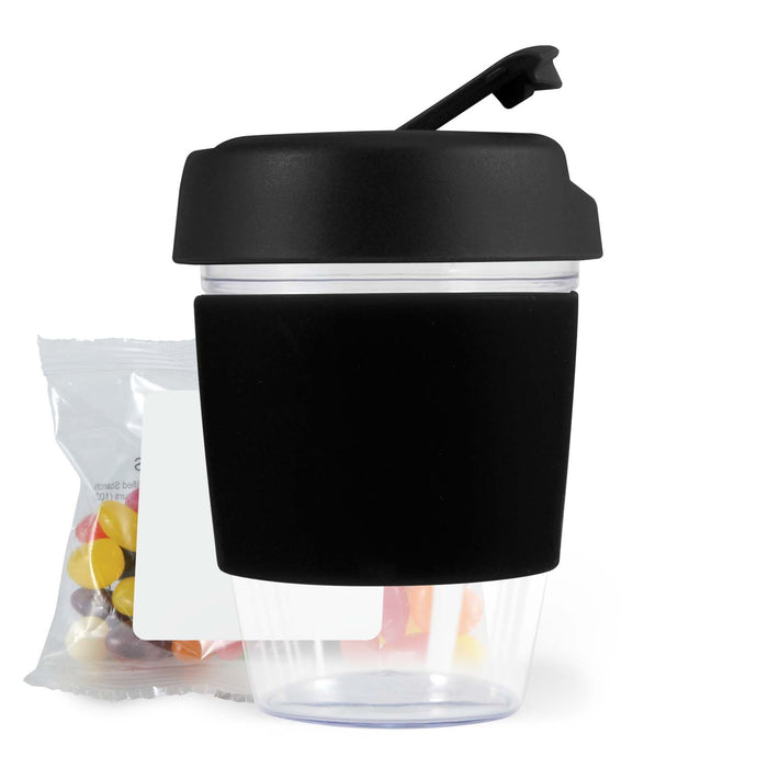 Kick Coffee Cup with Jelly Beans - Custom Promotional Product