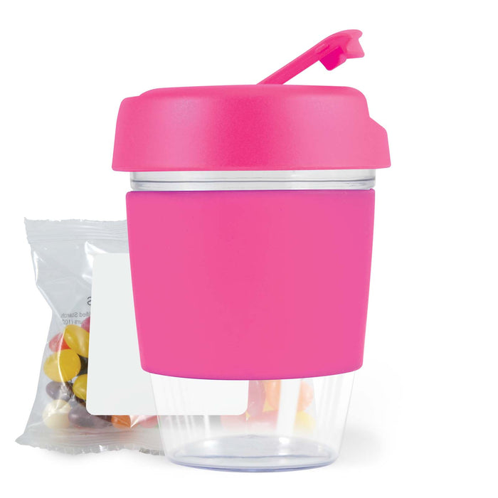 Kick Coffee Cup with Jelly Beans - Custom Promotional Product