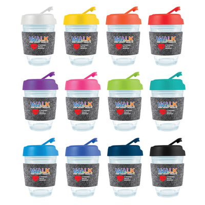 Vienna Coffee Cup / Flip Lid / RPET Band - Custom Promotional Product