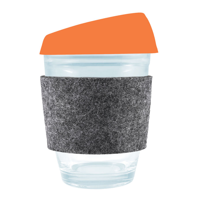 Vienna Coffee Cup / Silicone Lid / RPET Band - Custom Promotional Product