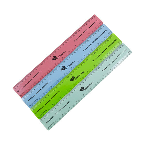 Recycled Plastic Ruler 30cm - Custom Promotional Product