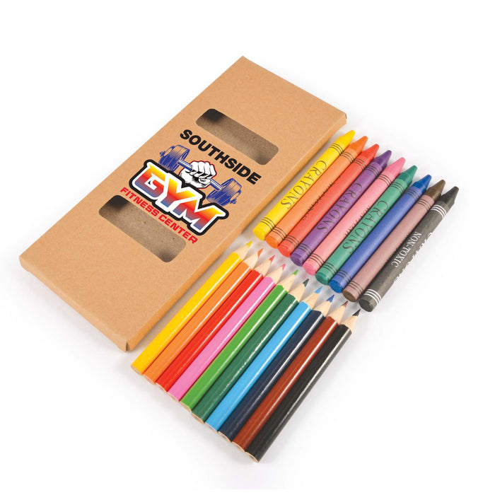 Mural Pencil / Crayon Set - Custom Promotional Product