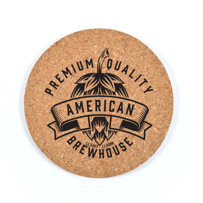 Villa Cork Round Coaster -