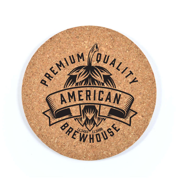 Villa Cork Round Coaster -