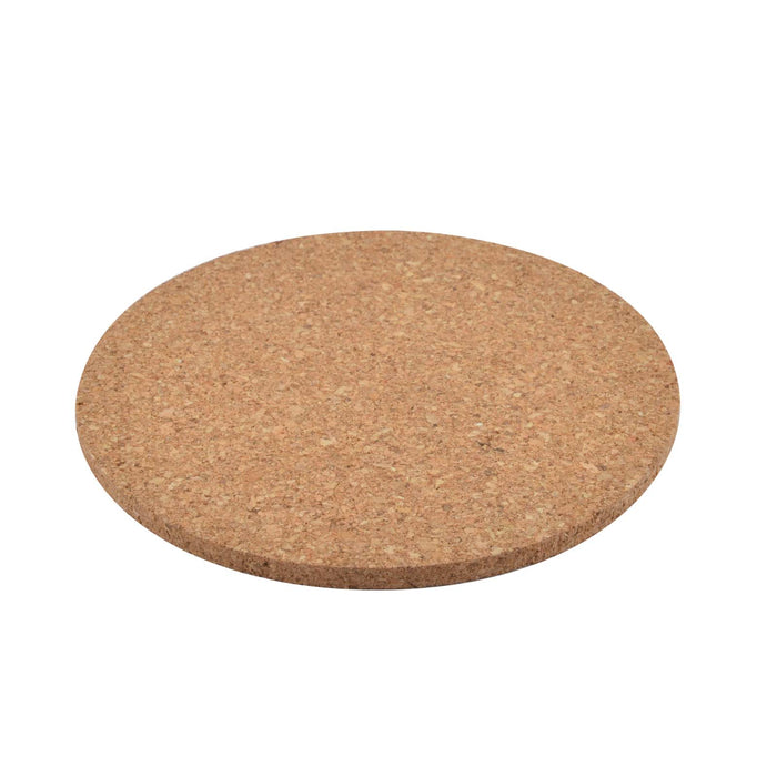 Villa Cork Round Coaster - Angle