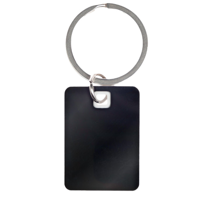 Rectangle Stainless Steel Keytag - Custom Promotional Product