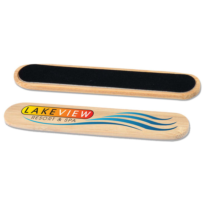 Pamper Bamboo Nail File - Custom Promotional Product