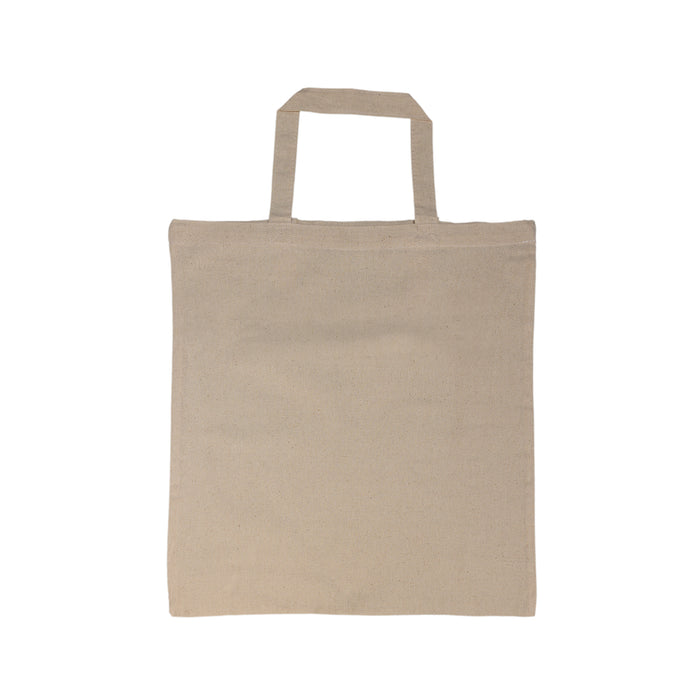 Supa Shopper Short Handle Calico Bag - Custom Promotional Product