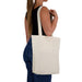 City Shopper Folding Calico Bag (LH) - Custom Promotional Product