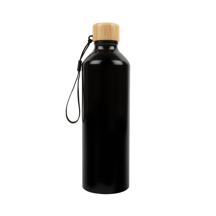 Gelato Aluminium Bottle with Bamboo Lid - Custom Promotional Product