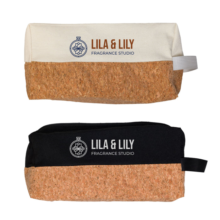 Scenic Cotton Cork Utility Pouch - Custom Promotional Product
