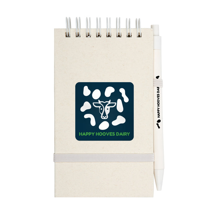Milko Notepad With Pen - Custom Promotional Product