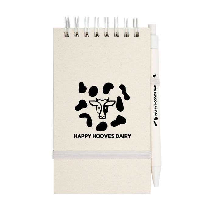 Milko Notepad With Pen - Custom Promotional Product