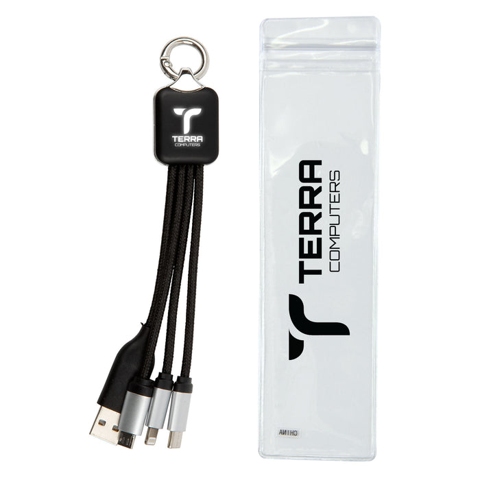 Glimmer Square Glow Cable - Custom Promotional Product