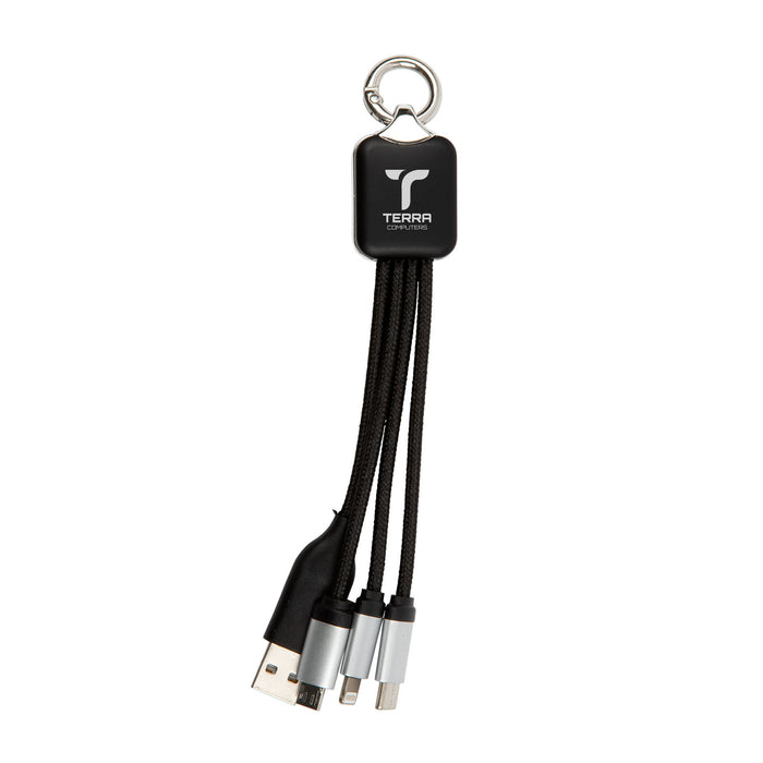 Glimmer Square Glow Cable - Custom Promotional Product