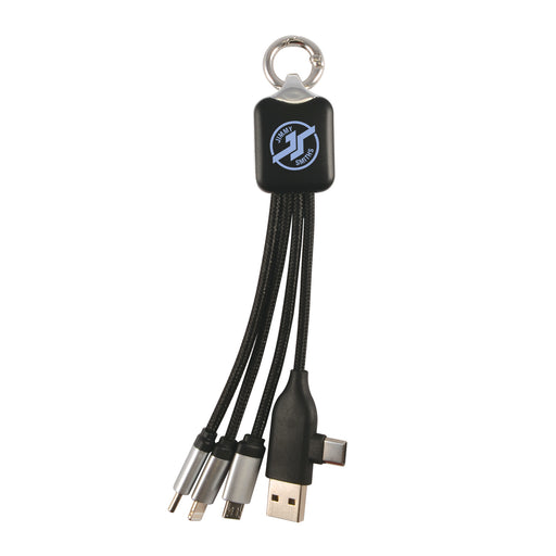 Kinetic Square Glow Cable - Custom Promotional Product