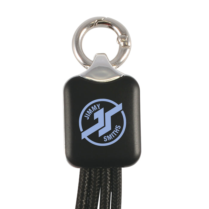 Kinetic Square Glow Cable - Custom Promotional Product