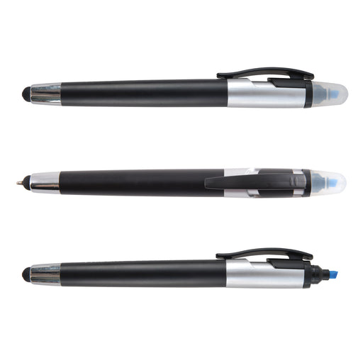 Trident Pen / Stylus Highlighter - Custom Promotional Product